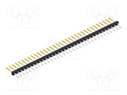Connector: pin strips; pin header; male; PIN: 34; 2mm; SMT; 1x34
