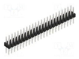 Connector: pin strips; pin header; male; PIN: 46; 2.54mm; THT; 2x23