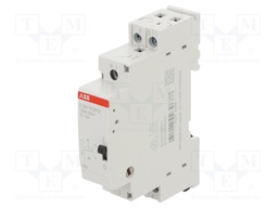 Relay: installation; bistable; NO x2; Ucoil: 12VAC; 18x68x85mm; DIN