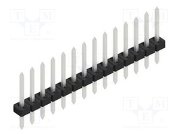 Connector: pin strips; pin header; male; PIN: 14; 2mm; THT; 1x14