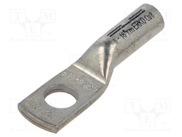 Tip: ring tube; M8; 16mm2; crimped; for cable; tinned; copper; 8.4mm