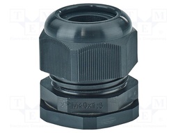 Cable gland; M40; 1.5; IP66,IP67; polyamide; black