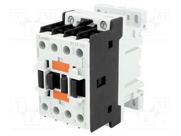 Contactor: 3-pole; NO x3; Auxiliary contacts: NO; 230VAC; 25A; DIN