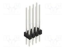 Connector: pin strips; pin header; male; PIN: 8; 2.54mm; THT; 2x4