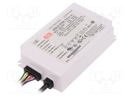 Power supply: switched-mode; LED; 50W; 12VDC; 4.2A; 180÷295VAC