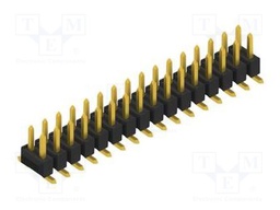 Connector: pin strips; pin header; male; PIN: 32; 2.54mm; SMT; 2x16