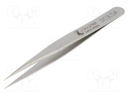 Tweezers; 90mm; for precision works; Blades: straight; max.925°C