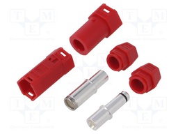Connector: DC supply; plug; QS; male + female; PIN: 1; for cable