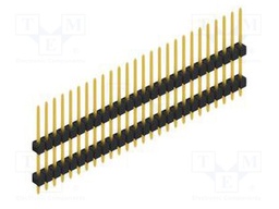 Connector: pin strips; pin header; male; PIN: 26; 2.54mm; THT; 1x26