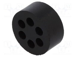 Insert for gland; with metric thread; Size: M25; IP54; Holes no: 6