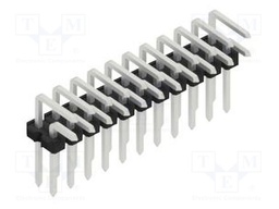 Connector: pin strips; pin header; male; PIN: 22; 2.54mm; THT; 2x11