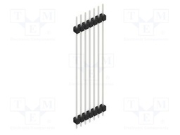 Connector: pin strips; pin header; male; PIN: 7; 2.54mm; THT; 1x7