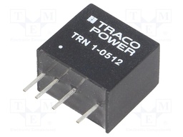 Converter: DC/DC; 1W; Uin: 4.5÷13.2V; 12VDC; Iout: 90mA; SIP; 2.1g