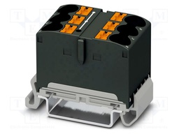 Splice terminal: rail; 57A; 800V; push-in; PA; L: 25.1mm; 0.5÷16mm2