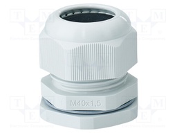 Cable gland; M40; 1.5; IP66,IP67; polyamide; light grey