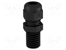 Cable gland; with long thread; M50; black