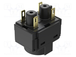 Contact block; 61; -25÷55°C; Leads: connectors; Contacts: NC x2