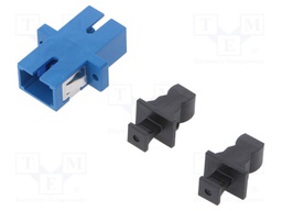 Connector: fiber optic; socket,coupler; SC; female; ways: 1