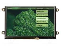 Display: TFT; 800x480; Illumin: LED; Window dimensions: 109x65.8mm
