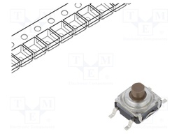 Microswitch TACT; SPST-NO; Pos: 2; 0.05A/32VDC; SMT; none; 5.6mm