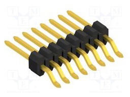 Connector: pin strips; pin header; male; PIN: 8; 1.27mm; SMT; 1x8
