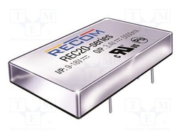 Converter: DC/DC; 20W; Uin: 18÷36V; Uout: 15VDC; Iout: 1.34A; 2"x1"