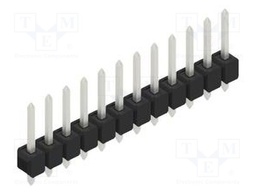 Connector: pin strips; pin header; male; PIN: 12; 2.54mm; THT; 1x12