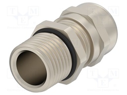 Cable gland; without nut,with long thread; M16; IP68; Mat: brass