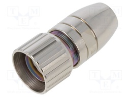 M23 connector 6 pole female M23 connector, solder connection