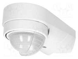 Motion sensor; wall mount; 230VAC; IP65; Range: 10m; 240°; 1.2kW