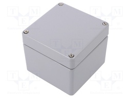 Enclosure: multipurpose; X: 100mm; Y: 100mm; Z: 81mm; ALR; aluminium