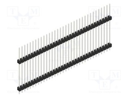 Connector: pin strips; pin header; male; PIN: 34; 2.54mm; THT; 1x34