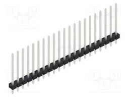 Connector: pin strips; pin header; male; PIN: 21; 2.54mm; THT; 1x21