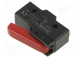 Microswitch SNAP ACTION; 3A/250VAC; with lever; SPDT; ON-(ON)