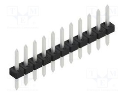 Connector: pin strips; pin header; male; PIN: 11; 2mm; THT; 1x11