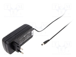 Power supply: switched-mode; volatage source; 24VDC; 1.5A; 36W