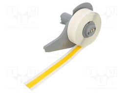 Tape; 9.53mm; 15.24m; yellow; self-adhesive; -40÷82°C