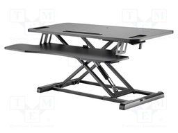 Monitor stand; 15kg; black; 950x615x460mm; keyboard,monitor x1
