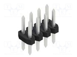 Connector: pin strips; pin header; male; PIN: 8; 2mm; THT; 2x4; 100V
