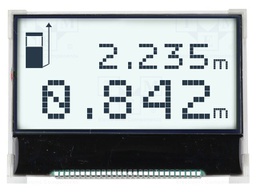 Display: LCD; graphical; 128x64; COG,FSTN Positive; LED; PIN: 28