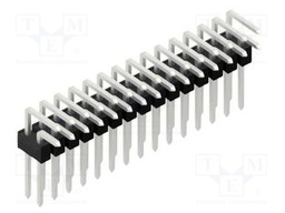 Connector: pin strips; pin header; male; PIN: 30; 2.54mm; THT; 2x15