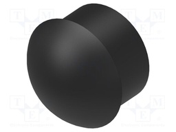 Stopper; polyamide; black; L: 17mm; -20÷100°C; Entrelec; Size: 37