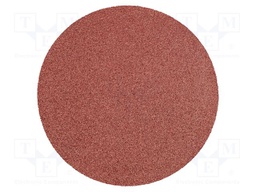 Cleaning cloth: sandpaper; Granularity: 80; Mounting: bur; Ø125mm