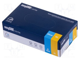 Protective gloves; Size: M; blue; nitryl; 100pcs.