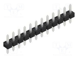 Connector: pin strips; pin header; male; PIN: 12; 2.54mm; THT; 1x12