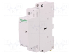 Contactor: 1-pole installation; NO; 24VAC; 16A; DIN; ICT; -5÷60°C