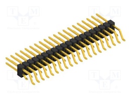 Connector: pin strips; pin header; male; PIN: 40; 2.54mm; SMT; 2x20