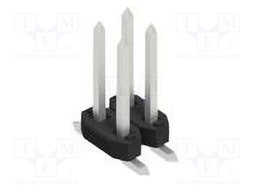 Connector: pin strips; pin header; male; PIN: 4; 2mm; SMT; 2x2; 100V