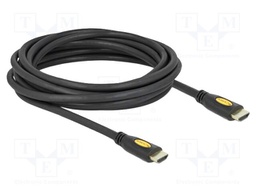 Cable; HDMI 1.4,High Speed + Ethernet; Len: 5m; black; 28AWG