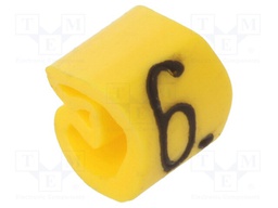 Markers for cables and wires; 1.3÷3mm; PVC; -30÷80°C; leaded